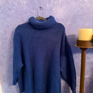 Zara Royal Blue Turtleneck Sweater